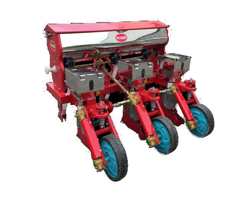 3 Row 750-1000mm Maize Seed Planter With Fertilizer 3 Point Linkage Cat I-III