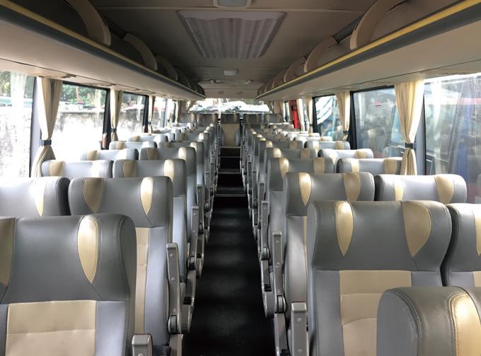 Mileage 40000km Luxury Coach Bus 55 Seater 100km/H Euro 4